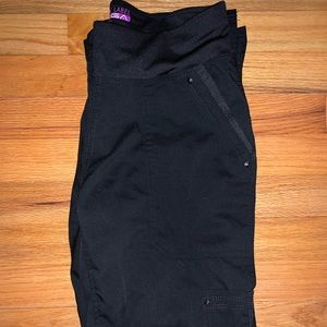 Healing Hands Yoga Black Scrub Pant